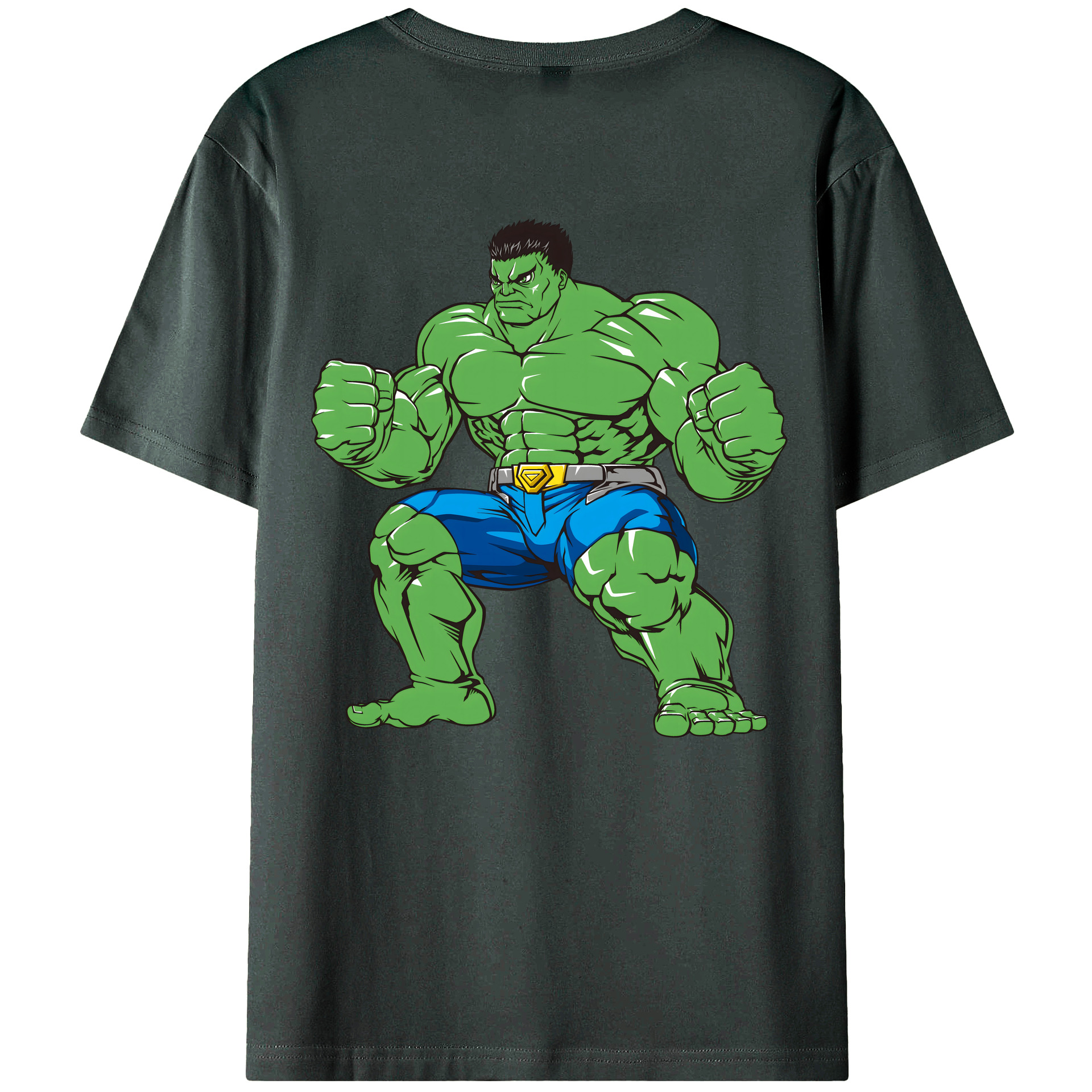 （画像用） アベンジャーズ The Avengers 綿100％ メンズ半袖Tシャツ（バックプリント） 通気性